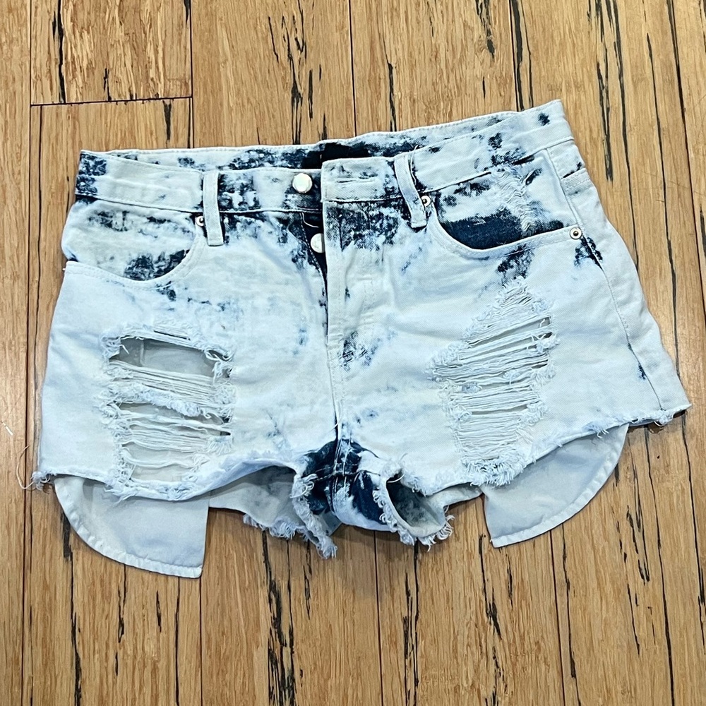 Acid Wash style shorts